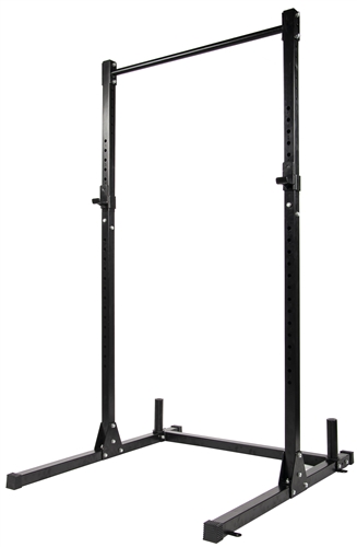 Multi-Function Adjustable Power Rack Exercise Squat Stand with J