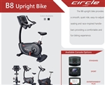 CIRCLE FITNESS  B8 EPLUS  COMMERCIAL UPRIGHT