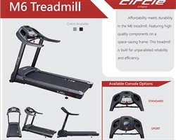 CIRCLE FITNESS  M6 AC  LIGHT COMMERCIAL TREADMILL