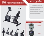 CIRCLE FITNESS R6  LIGHT COMMERCIAL RECUMBENT