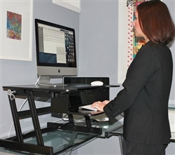 ROCELCO ADR Sit To Stand Adjustable Desk Riser