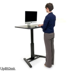 UpLift 975 Height-Adjustable Standing Pedestal Desk